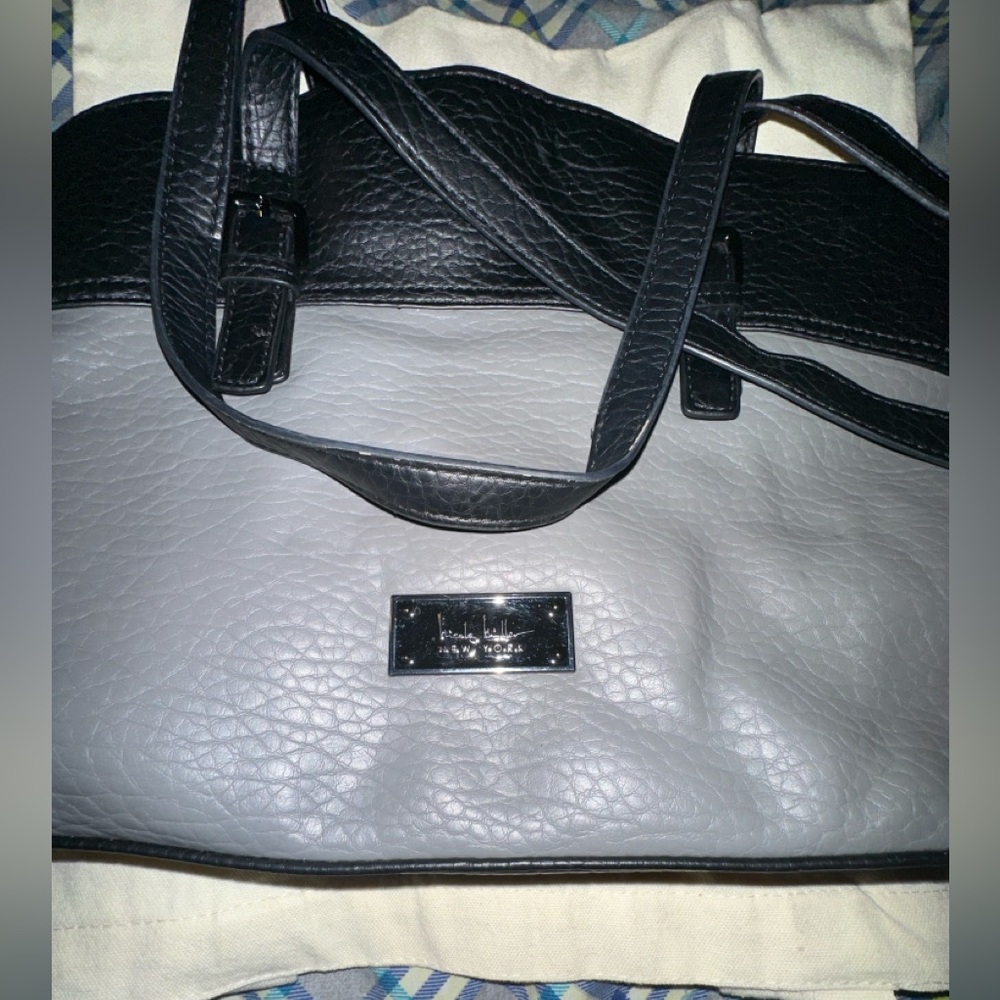 Nicole miller leather hand bag